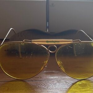 Remington Yellow Aviator Sunglasses